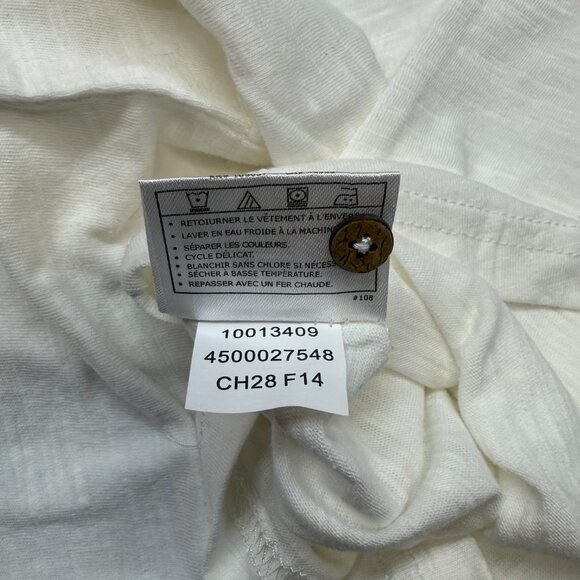 Ariat Dawn Henley long sleeve Shirt Womens Large Snow White 10013409 NWT - Picture 7 of 13